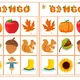 Autumn: I have, who has and BINGO A1 - A2 6