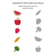 Fruits and vegetables  3