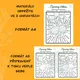 PODZIM- VYBARVOVAČKY ČJ + M - 3.-5. TŘÍDA - 6 pracovních listů + řešení 2
