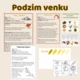 Podzim venku - Aktivity pro děti 3-6 let 2