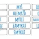 Vyjmenovaná slova - řady slov 4