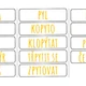 Vyjmenovaná slova - řady slov 5