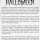 Halloween - práce s textem, slovíčka, spojovačky 7