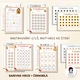 Čtenářské bingo + sada čtenářských výzev - knihovna, čtení, motivace, tracker, podzim 2