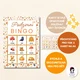 Podzimní bingo - hra pro děti, mini bingo, podzimní aktivita, 3x3 2