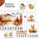 PODZIM - počítání a puzzle pro nejmenší 4