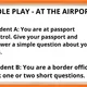 ROLE PLAY AIRPORT AND PUBLIC TRANSPORT CARDS 2