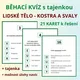 LIDSKÉ TĚLO - běhací kvízy - zvýhodněná sada 5