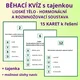 LIDSKÉ TĚLO - běhací kvízy - zvýhodněná sada 2