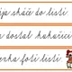 Běhačka - přepis slov a vět 2