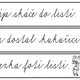 Běhačka - přepis slov a vět 3