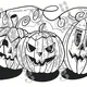 Halloween - omalovánky 2