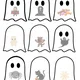 Prosvětlovačky - duchové Halloween 2
