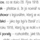 Den vzniku samostatného Československa - noviny 2