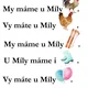 Čtení - ty. vy, my, ly 3