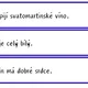 SV. MARTIN - přepis a opis vět 4