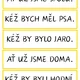 Andílkovy druhy vět 9