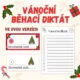Vánoční běhací diktát 2