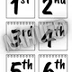 English calendar (black&white) 2