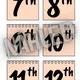 English calendar (pastel colours) 2