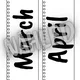 English calendar (black&white) 3