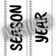 English calendar (black&white) 8