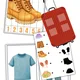 👖Hravé oblečení - třídění, skládání a zrakové vnímání👚👟 2