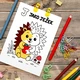 Omalovánky zvířat podle abecedy – PDF sada k tisku 3