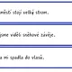 ZIMA - rozděl větu, opiš a přepiš 2