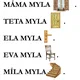 Čtení - ty. vy, my, ly 4