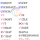 VYJMENOVANÁ SLOVA NA TABULI (nástěnku) 7