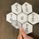 Matematické šestiúhelníky - sčítání a odčítání do 100 s přechodem přes desítku 6