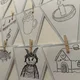 Kooperativní girlanda - omalovánka VÁNOCE, ZIMA 5