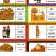 Thanksgiving - kolíčkování a rozpůlená slova 2