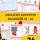 Anglický adventní kalendář A1 - A2 2