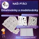 NAŠI PTÁCI I. - omalovánky a modelovánky 4