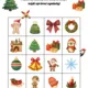 🎄Vánoční BINGO – 3×3 a 4×4 | Obrázky & hádanky🎄 3