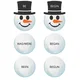 Irregular verbs - Build a snowman matching 2