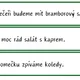 VÁNOCE - rozdělování, opis a přepis vět 4