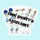 Třísložkové karty ,,ZIMA" ( zimní oblečení, Vánoce, zimní sporty a radovánky) 4