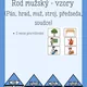Vzory rodu mužského 2