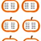 Matematika - Počítání do 100 - halloween, dýně 2