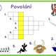 Obrázkové křížovky Povolání  3