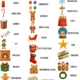 Christmas - kolíčkování a rozpůlená slova 4