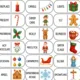Christmas - domino, trimino 3