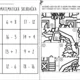 Vánoční matematické skládačky - v oboru do 20 s a bez přechodu 4