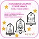 ZVONEČKOVÁ GIRLANDA – VESELÉ VÁNOCE - TVOŘ A VYZDOB SI TŘÍDU 2