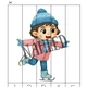 Zimní číselné puzzle 3