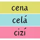 Čtecí kartičky po hlásku C 11