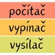 HLÁSKA Č - čtecí kartičky 11